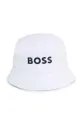 λευκό Παιδικό βαμβακερό καπέλο BOSS Για αγόρια