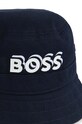 Chłopiec BOSS kapelusz bawełniany dziecięcy J50916. granatowy