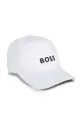 λευκό Παιδικό βαμβακερό καπέλο μπέιζμπολ BOSS Για αγόρια