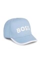 BOSS șapcă din bumbac pentru copii bumbac albastru J50977.