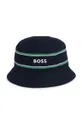 mornarsko modra Otroški bombažni klobuk BOSS Fantovski