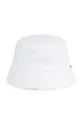 Detský bavlnený klobúk Karl Lagerfeld biela
