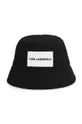 črna Otroški bombažni klobuk Karl Lagerfeld Fantovski