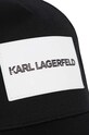Chłopiec Karl Lagerfeld czapka z daszkiem bawełniana dziecięca Z30146. czarny