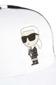 Pamučna kapa sa šiltom za bebe Karl Lagerfeld Temeljni materijal: 50% Pamuk, 50% Reciklirani pamuk Podstava: 96% Poliester, 4% Pamuk