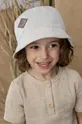 beżowy Jamiks kapelusz bawełniany dziecięcy SENAKI Chłopięcy