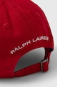 Polo Ralph Lauren șapcă din bumbac pentru copii 323940059001 rosu SS24