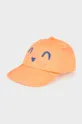 pomarańczowy Mayoral czapka z daszkiem bawełniana dziecięca Chłopięcy