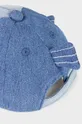 Pamučna kapa sa šiltom za bebe Mayoral Newborn plava