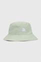 The North Face pălărie reversibilă pentru copii CLASS V REV BUCKET NF0A7WHG verde SS24