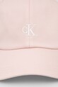 Calvin Klein Jeans șapcă din bumbac pentru copii IU0IU00150.B.PPYH roz SS24