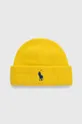 żółty Polo Ralph Lauren czapka wełniana Damski