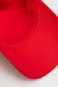 czerwony HUGO czapka z daszkiem bawełniana