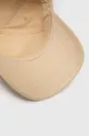 beżowy HUGO czapka z daszkiem bawełniana