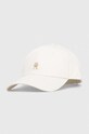 Tommy Hilfiger czapka z daszkiem bawełniana bawełna beżowy AW0AW15772