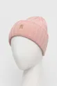Tommy Hilfiger berretto in misto lana rosa