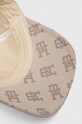 Tommy Hilfiger czapka z daszkiem bawełniana beżowy AW0AW15781
