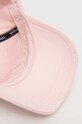 Tommy Hilfiger czapka z daszkiem bawełniana różowy AW0AW15785