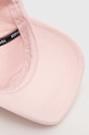 Tommy Hilfiger czapka z daszkiem bawełniana różowy AW0AW15785