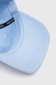 Tommy Hilfiger czapka z daszkiem bawełniana niebieski AW0AW15785