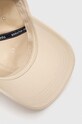 Tommy Hilfiger czapka z daszkiem bawełniana beżowy AW0AW15785