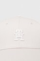 Tommy Hilfiger șapcă de baseball din bumbac AW0AW15786 gri SS24