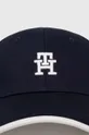 Бавовняна бейсболка Tommy Hilfiger темно-синій