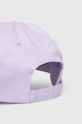Akcesoria Tommy Jeans czapka z daszkiem bawełniana AW0AW15842 fioletowy