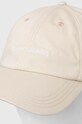 Bavlněná baseballová čepice Tommy Jeans AW0AW15845 béžová SS24