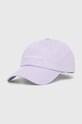 Tommy Jeans șapcă de baseball din bumbac bumbac violet AW0AW15845