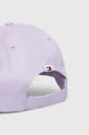 Akcesoria Tommy Jeans czapka z daszkiem bawełniana AW0AW15845 fioletowy
