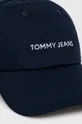 Tommy Jeans berretto da baseball in cotone blu navy