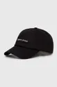 μαύρο Βαμβακερό καπέλο του μπέιζμπολ Tommy Jeans Γυναικεία