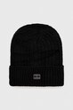Tommy Jeans căciulă din amestec de lână uni negru AW0AW15846