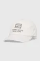 bijela Pamučna kapa sa šiltom Tommy Jeans Ženski