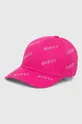 ροζ Βαμβακερό καπέλο του μπέιζμπολ Guess Γυναικεία