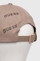 Akcesoria Guess czapka z daszkiem bawełniana V4RZ03.WFKN0 brązowy