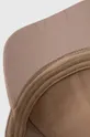 brązowy Guess czapka z daszkiem bawełniana