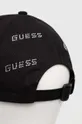 Bavlnená šiltovka Guess čierna