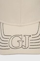 Бавовняна бейсболка Guess V4RZ02.WFKN0 бежевий SS24