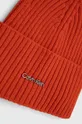 arancione Calvin Klein berretto in misto lana