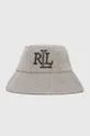 beżowy Lauren Ralph Lauren kapelusz bawełniany Damski