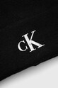 Vlněná čepice Calvin Klein Jeans K60K611542 černá SS24