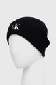 Doplňky Vlněná čepice Calvin Klein Jeans K60K611542 černá