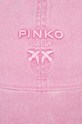 Pinko czapka z daszkiem bawełniana 100621.A1QN różowy SS24