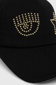 Bavlnená šiltovka Chiara Ferragni EYE STAR 76SBZK13 čierna SS24