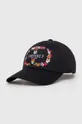 μαύρο Βαμβακερό καπέλο του μπέιζμπολ Twinset Γυναικεία