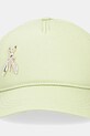 Patrizia Pepe șapcă de baseball din bumbac 8F0045.AB01 verde AW24