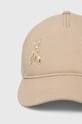 Patrizia Pepe berretto da baseball in cotone 8F0045.AB01 beige SS25