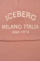 Бавовняна бейсболка Iceberg 7104.6920 рожевий SS25